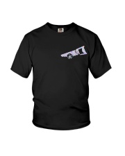 Carpenters Back The Blue 2 Sides Youth T-Shirt tile