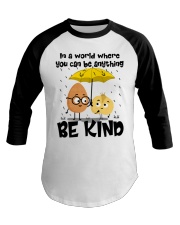 Teacher - Be kind - Good eggs Baseball Tee tile