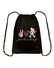 Peace Love Darryl Drawstring Bag tile