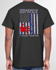 Native Back The Blue 2 Sides Classic T-Shirt garment-tshirt-unisex-back-04