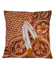 Native American India Feather 2 Square Pillowcase tile