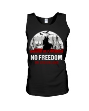 No Freedom On Stolen Unisex Tank tile