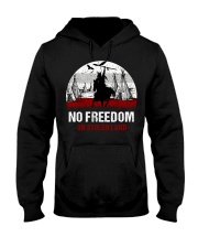 No Freedom On Stolen Hooded Sweatshirt tile