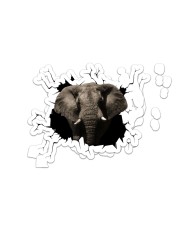 Elephant Crack Sticker - 2 pack (Horizontal) front