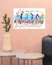 Volleyball God Says 17x11 Poster poster-landscape-17x11-lifestyle-21