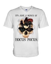 Cat Just A Bunch V-Neck T-Shirt tile