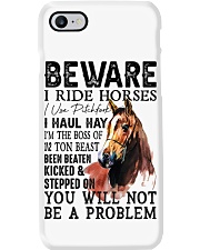 Horse Beware Phone Case tile