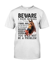 Horse Beware Classic T-Shirt front