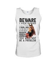 Horse Beware Unisex Tank tile