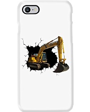 komatsu excavator Crack Phone Case tile