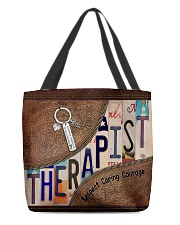 Therapist All-over Tote back