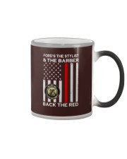 Ford's The Stylist and The Barber Back The Red Color Changing Mug tile