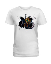 Scuba diving crack 2 Ladies T-Shirt tile