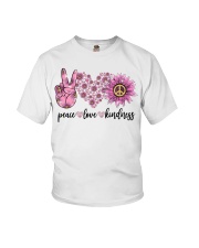 Hippie peace love Youth T-Shirt tile