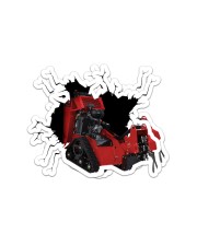 Stump grinder Crack Sticker - 2 pack (Vertical) front