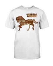 Advice From A Horse Fb Classic T-Shirt Classic T-Shirt front