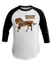 Advice From A Horse Fb Classic T-Shirt Baseball Tee tile