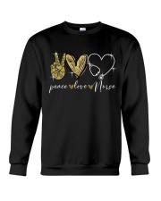 Peace Love Nurse Crewneck Sweatshirt tile
