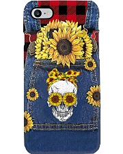 Skull Sunflower Phone Case i-phone-8-case