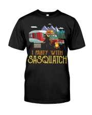 With Sasquatch Funny Camping Classic T-Shirt front