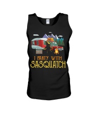 With Sasquatch Funny Camping Unisex Tank tile