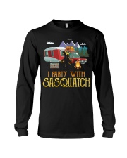 With Sasquatch Funny Camping Long Sleeve Tee tile