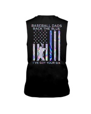 Baseball Dads Back The Blue 2 Sides Sleeveless Tee tile