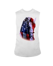 Girl Usa Flag Sleeveless Tee tile
