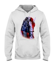 Girl Usa Flag Hooded Sweatshirt tile