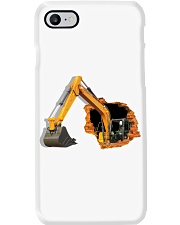 Excavator Crack Wall Phone Case tile