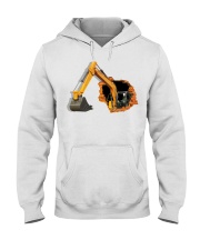 Excavator Crack Wall Hooded Sweatshirt tile