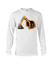 Excavator Crack Wall Long Sleeve Tee tile