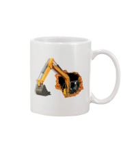 Excavator Crack Wall Mug tile