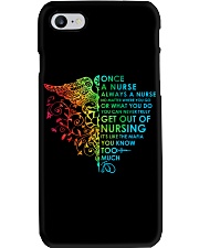 Nurse Once A Nurse Phone Case tile
