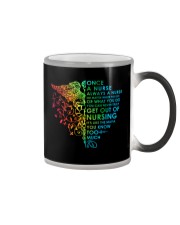 Nurse Once A Nurse Color Changing Mug tile