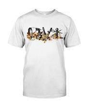 Hairdresser Vintage Flower Tools Classic T-Shirt tile