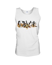 Hairdresser Vintage Flower Tools Unisex Tank tile
