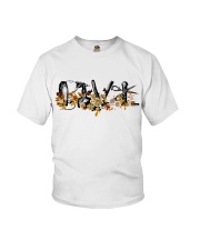 Hairdresser Vintage Flower Tools Youth T-Shirt tile