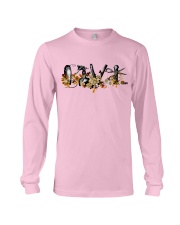 Hairdresser Vintage Flower Tools Long Sleeve Tee front