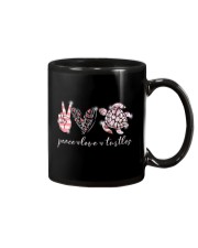 Peace Love Turtles Mug tile