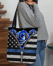 Back The Blue Roses All-over Tote aos-all-over-tote-lifestyle-front-09