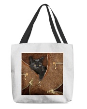 Black Cat Feather All-over Tote back
