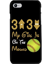 Softball - 3 Up 3 Down Phone Case tile