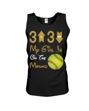 Softball - 3 Up 3 Down Unisex Tank tile