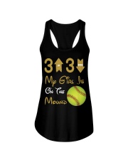Softball - 3 Up 3 Down Ladies Flowy Tank tile
