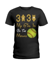 Softball - 3 Up 3 Down Ladies T-Shirt tile
