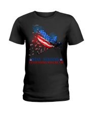 Dragonfly Independence Day Ladies T-Shirt tile