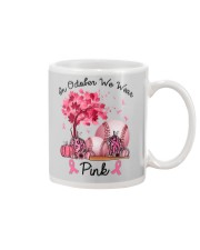 In October We Wear Pink Mug tile