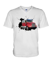 FL Crack V-Neck T-Shirt tile