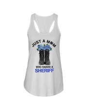Just A Mom Who Raised Sheriff Ladies Flowy Tank tile